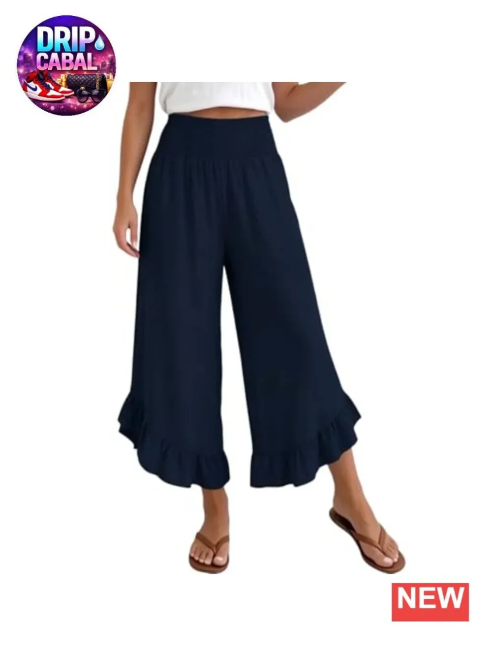 High Waisted Wide Leg Palazzo Pants with Pockets